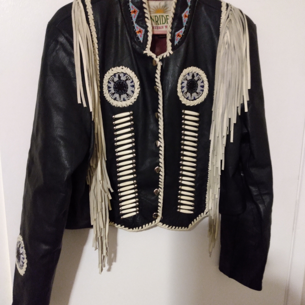 Western motorcycle jacket